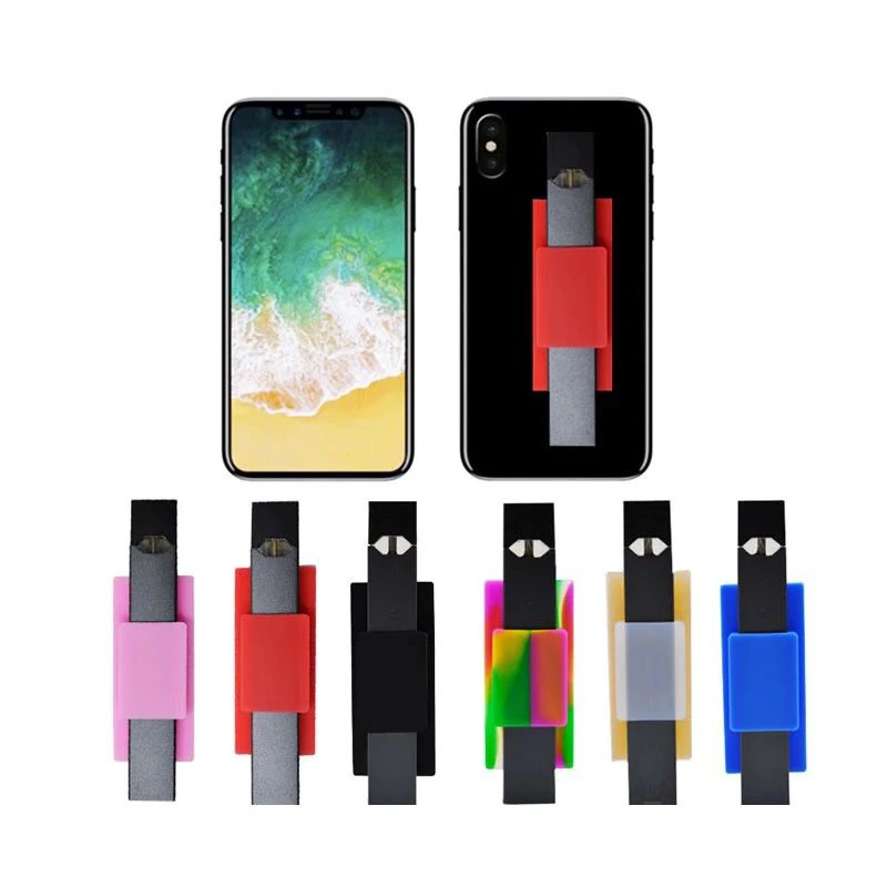 
ECO-friendly High Quality Silicone Carry Case Cell Phone Holder Sticker Cover for JUUL 
