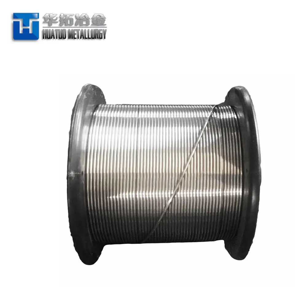 2021 Hot Sale Cored Wire/SiAlBaCa/CaSi Wire For Steelmaking