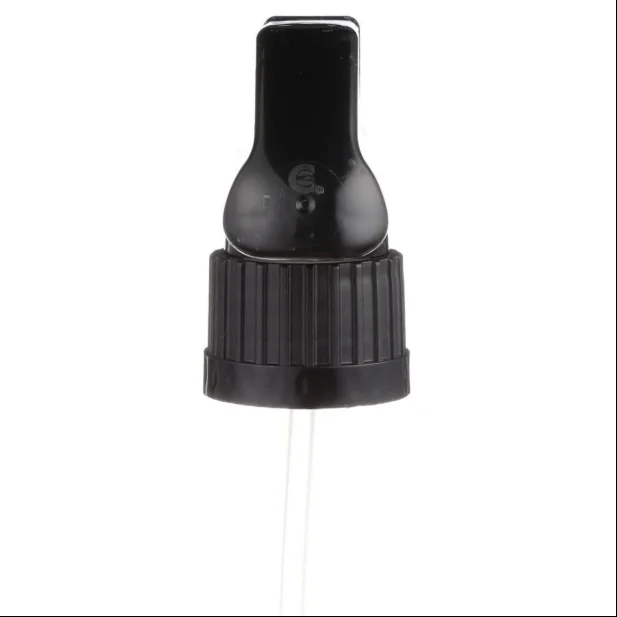 28/400 Black Plastic Trigger Sprayer Neck Finish Nozzle with Mist Spray