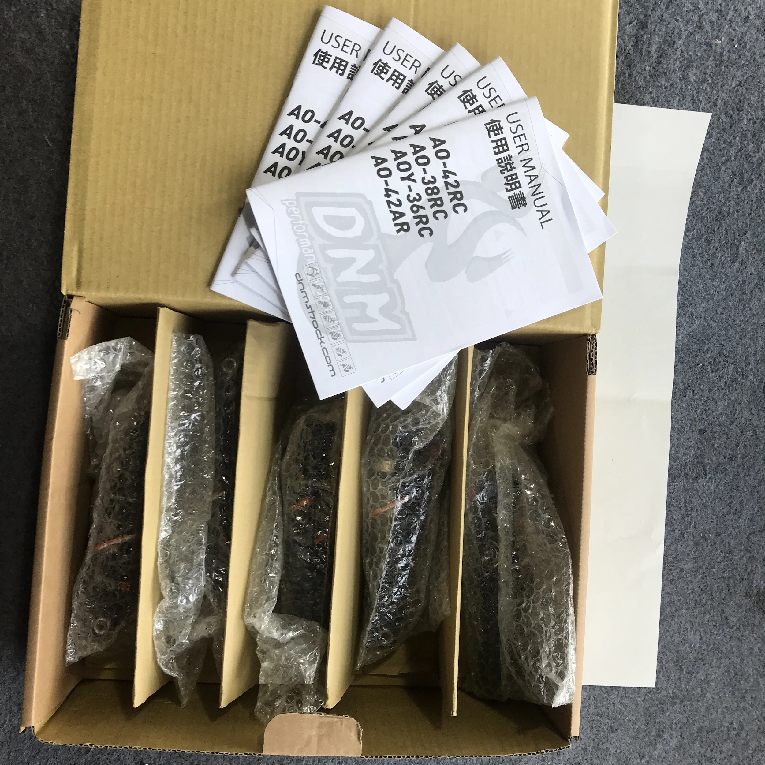 DNM Air Shock AO-42AR bike rear suspension air shock absorber/doodlebike