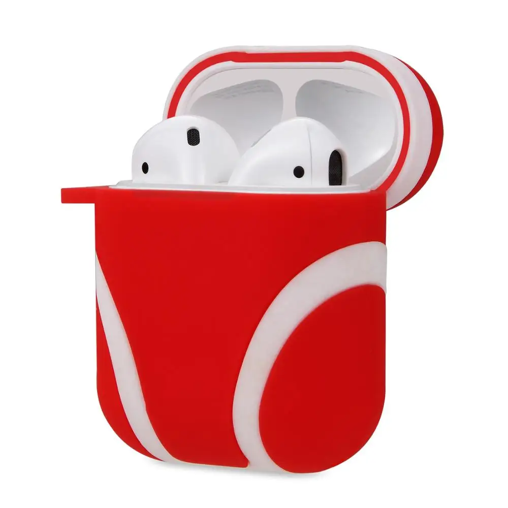 Многоцветный чехол для наушников с логотипом под заказ, силиконовый чехол для наушников Airpods, защитный чехол для наушников