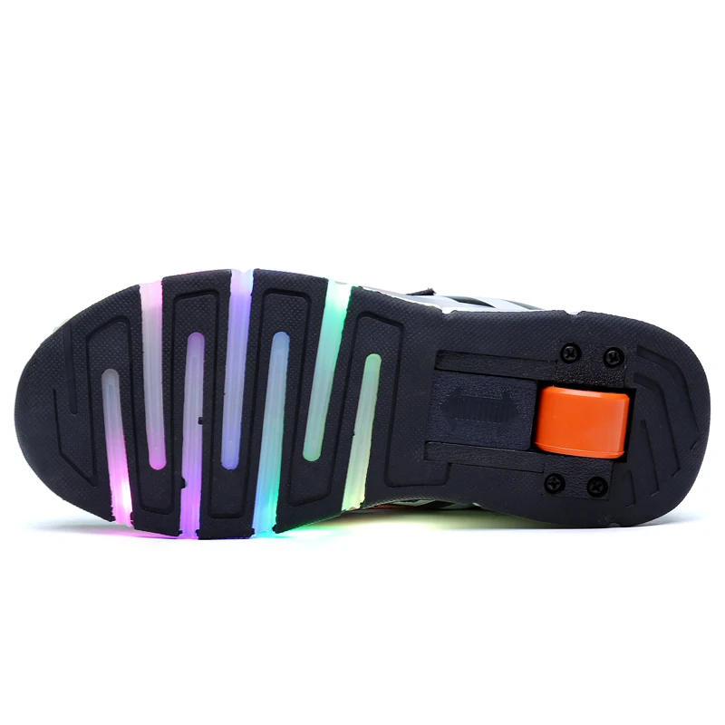
Led Light Up Roller Shoes 2 Wheels Skate Kid Shoes LED shoes 