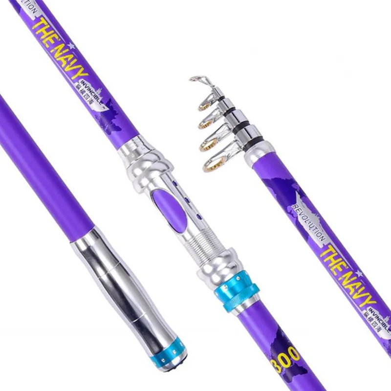 High Carbon Saltwater Telescopic Fishing Rod Super Hard Ultra Light Rod Carbon 2.1m 2.7m 3.3m Fishing Rod Spinning Fishing Pole