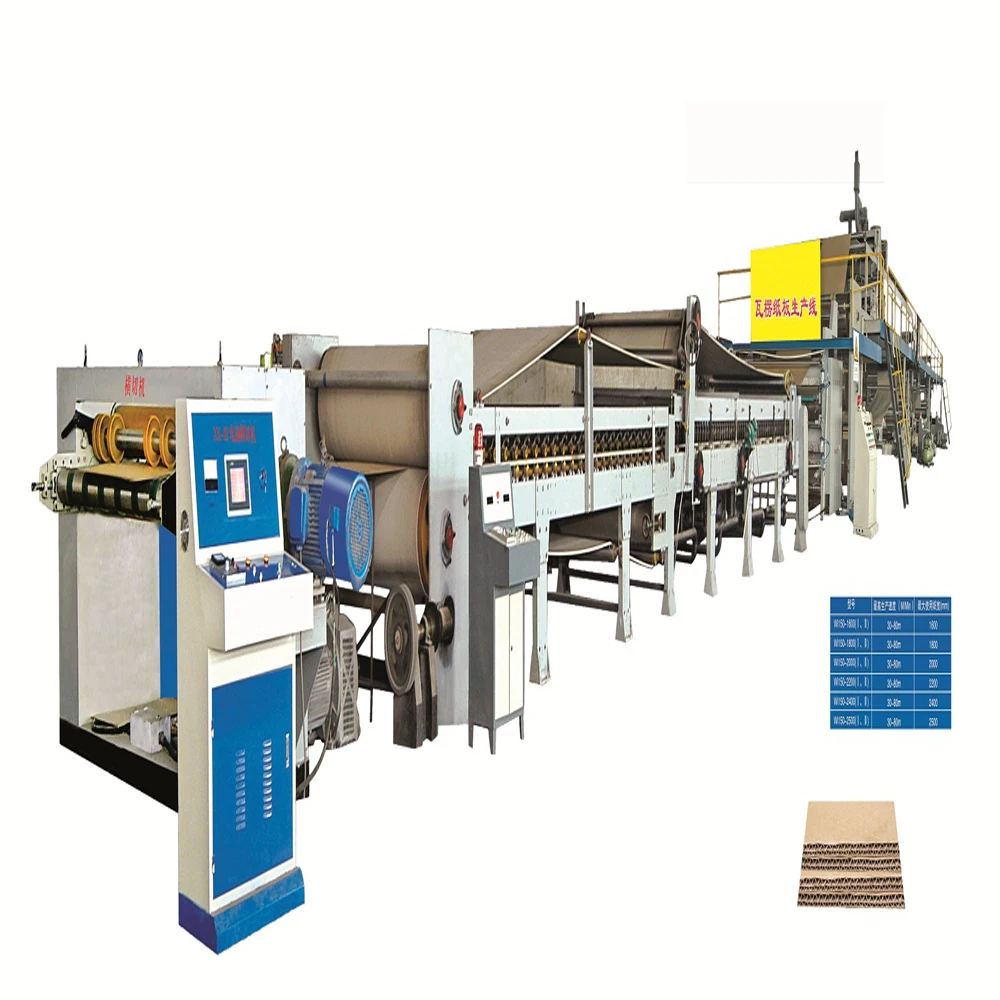 3-Layer Corrugated Paperboard production Line