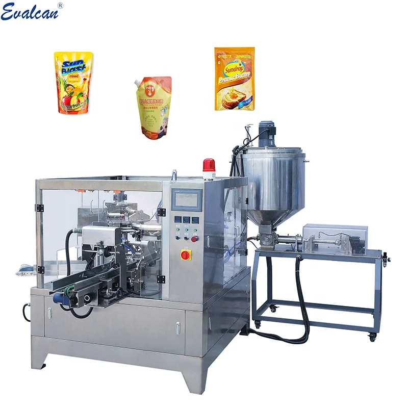 Automatic Mustard Oil Bag Rotary Packing Machine