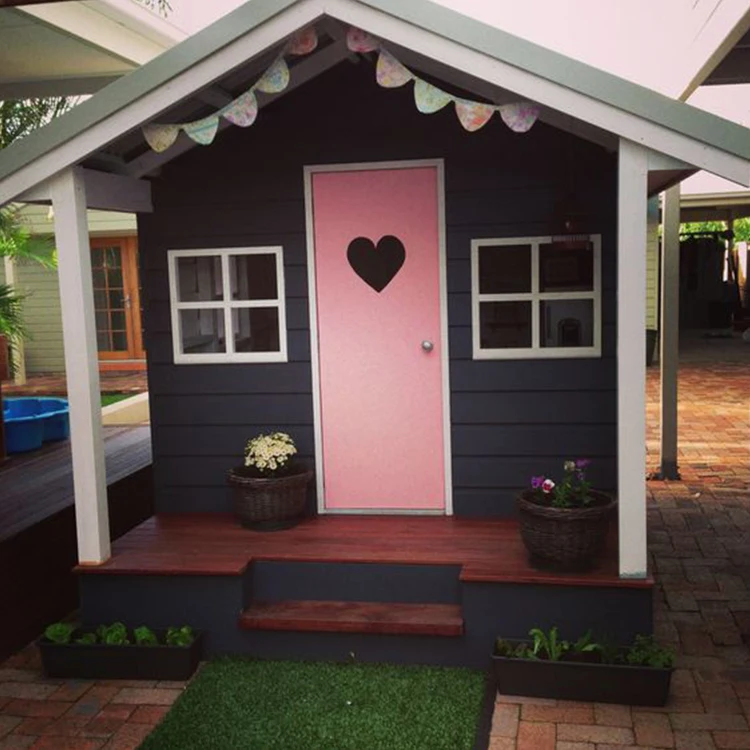 Waterproof prefab garden cheap children indoor prefab wooden cottage