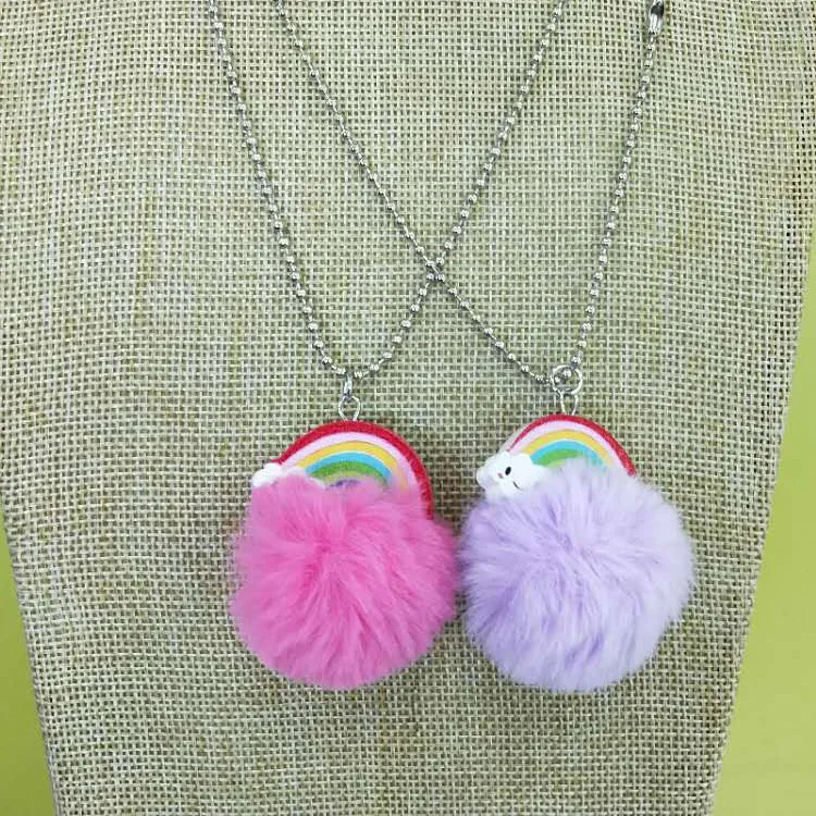 Fashion 5 Colors unicorn party favors kids unicorn necklace