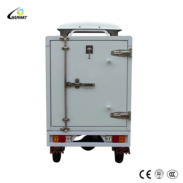 
Hot sale China electric motorcycle in China, refrigerated freight tricycle/frozen ice cream truck 
