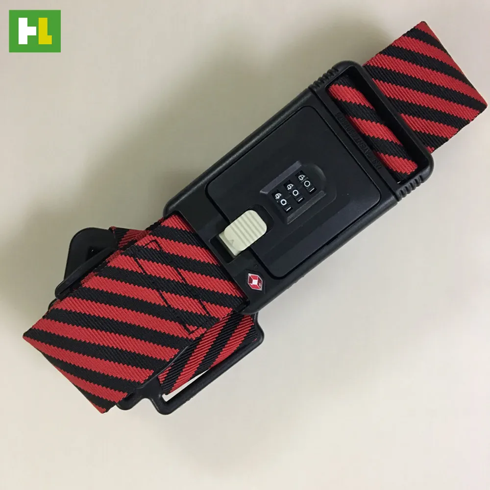 Китай завод Пользовательские TSA цифровой замок PP камера ремень