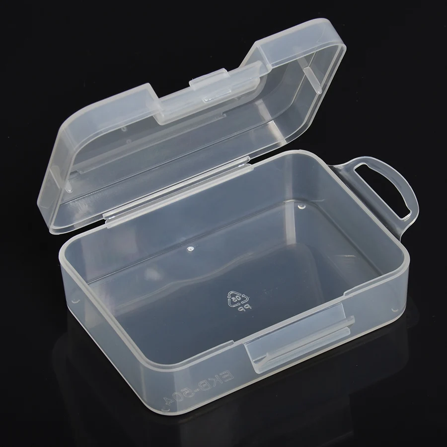 OEM Small Product Packaging Box Personalized Tackle Boxes Transparent Storage Box With Enclosure