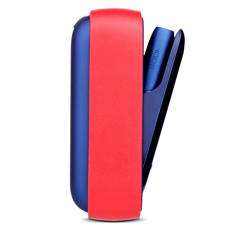 
multi color PU Leather Storage Clip Protective Cover for use with IQOS 3.0 Portable Cases red blue black wholesale 
