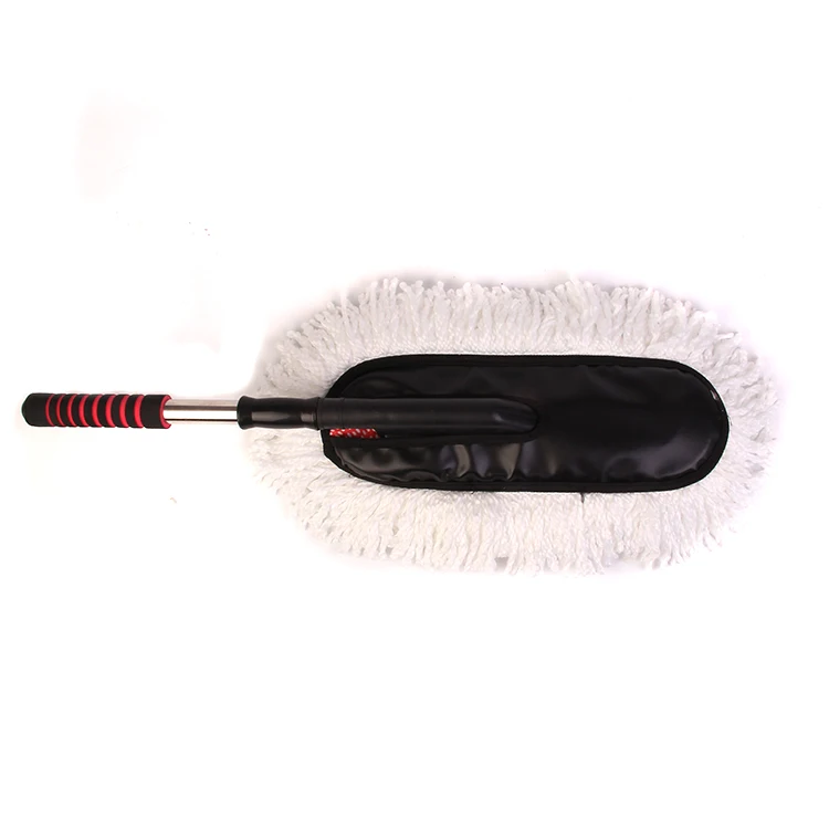 factory supply microfiber car duster with telescopic handle