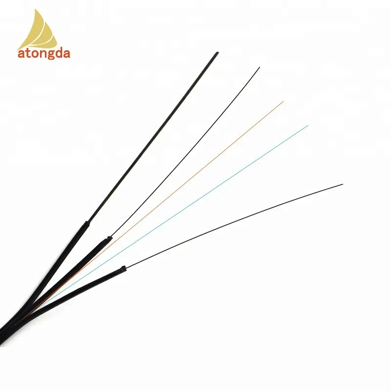 2 core FTTH cable 1 core single mode optic fiber cable G657a FRP LSZH use for outdoor