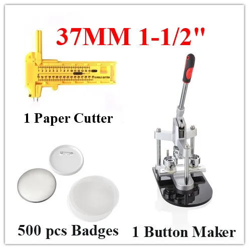 37mm badge 1-1/2' buttons badge button casting machine with great price kit 1002