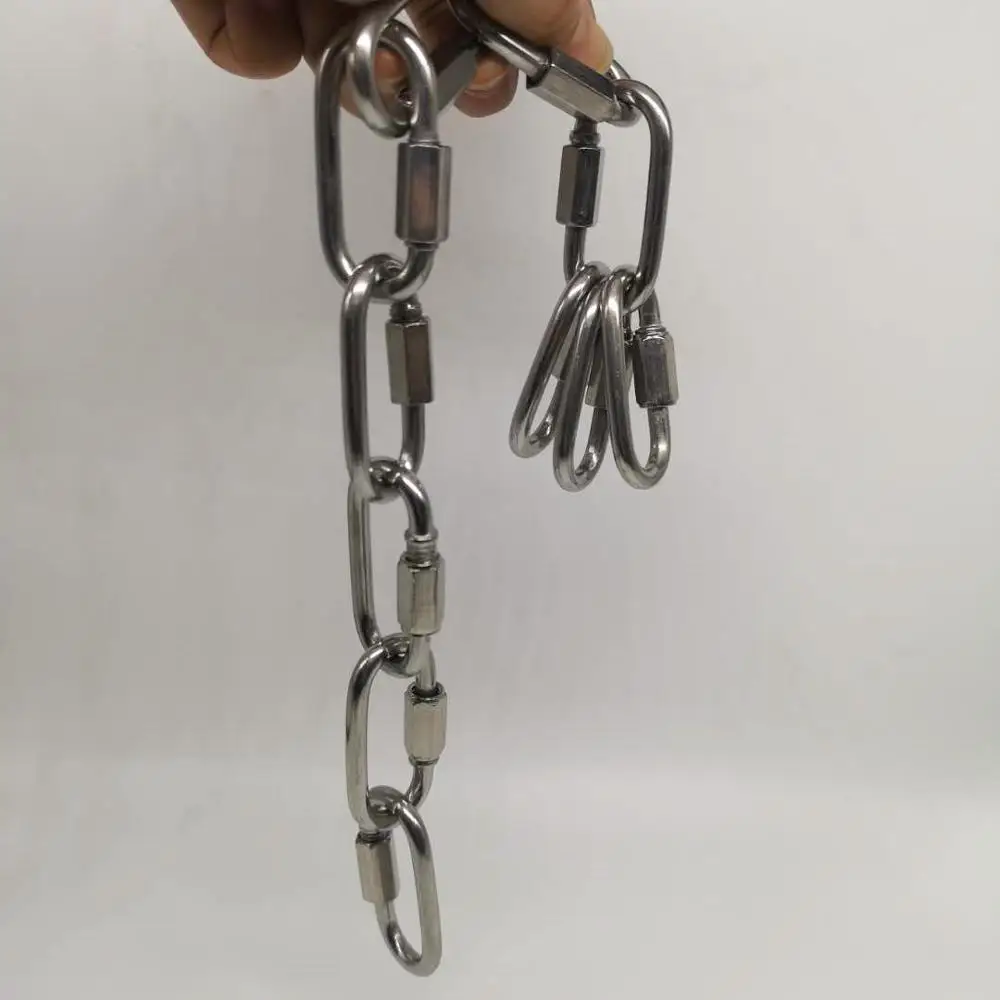 Stainless steel quick link for lifting Adjustable Screw Locked