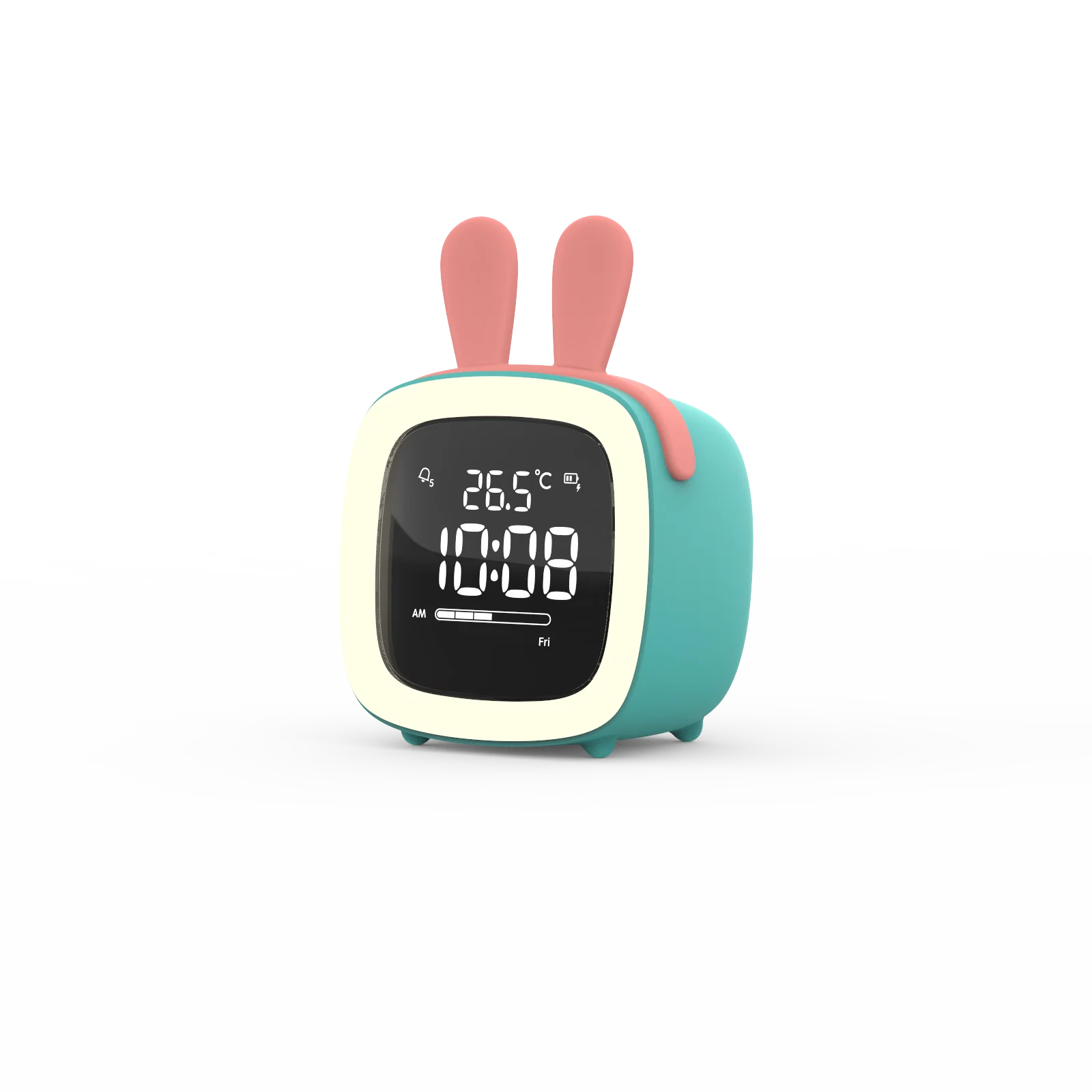Diming Children Night Light Sleep Training Alarm Clock