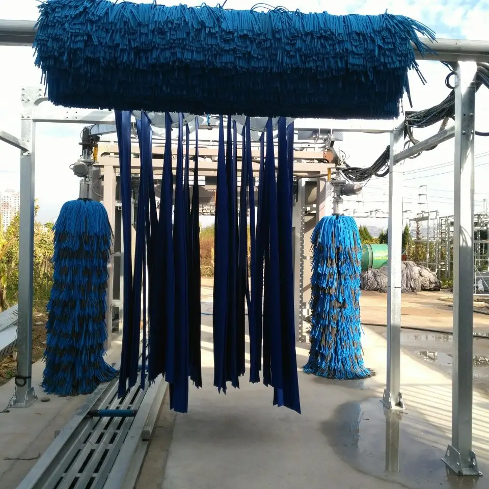 2018 автоматический Новое поступление конвейер пояс 9 кисть туннель оборудование для мойки автомобиля