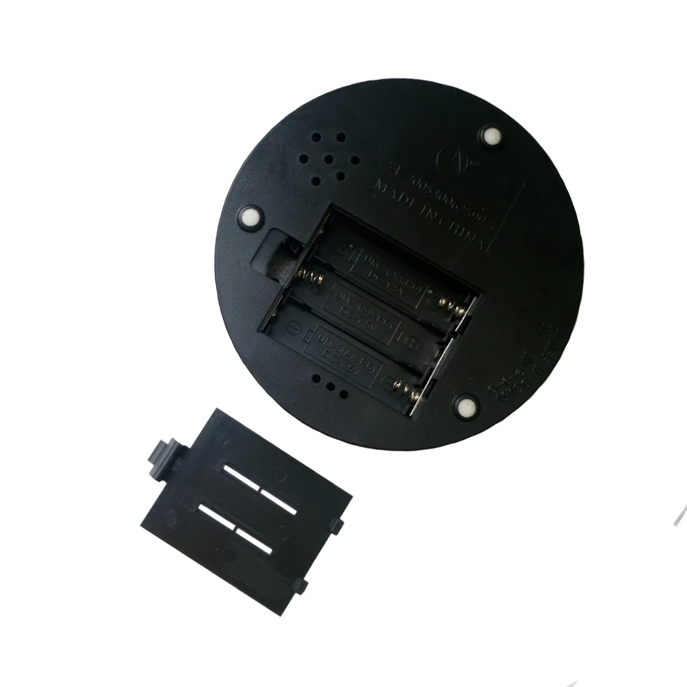 
BOSHI 11cm Silver Plastic Ultra bright white lights round led light stand base rotating decoration 