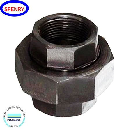 Sfenry ASME B16.11 3000 LB Carbon Steel A105 Female NPT Threaded Pipe Fittings Union