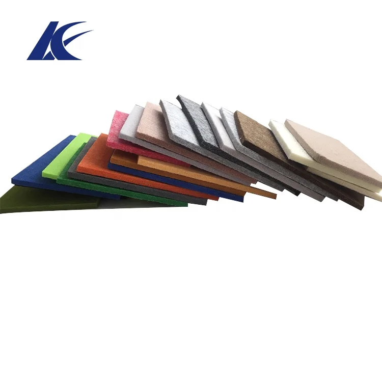 
High Density Dust-Proof Acoustic Polyester Acoustic Panel Felt Sound Absorbing Ceiling Acoustic Panels 