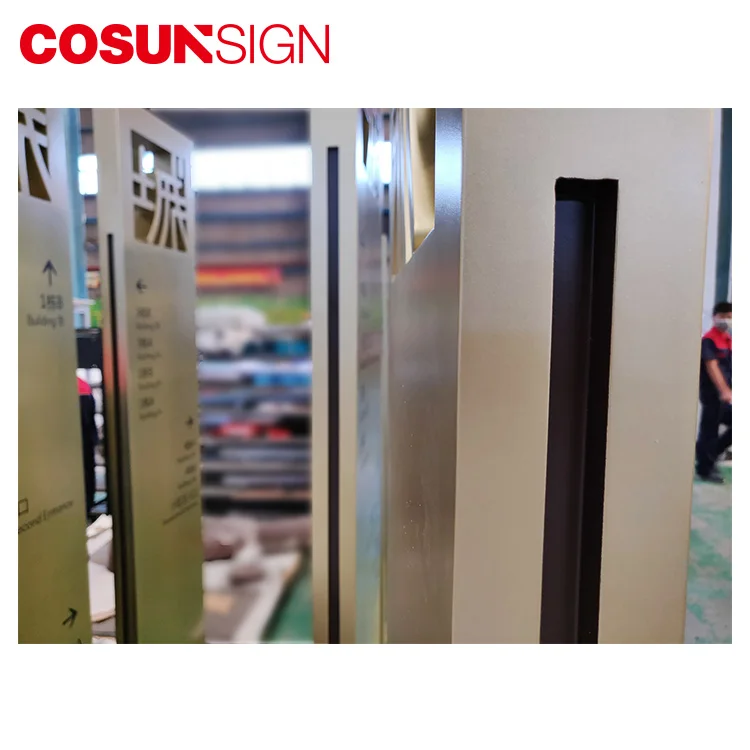 China supplier vertical standing pylon sign | Outdoor advertising pylon sign | Street building advertising pylon sign