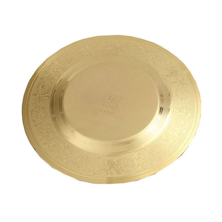 Antiquate Brass Embossed Logo Metal Award Plate, Zinc Alloy Custom Souvenir Plaque