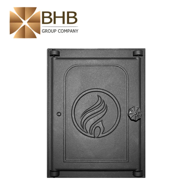 
Economic and practical cast iron wood stove door 