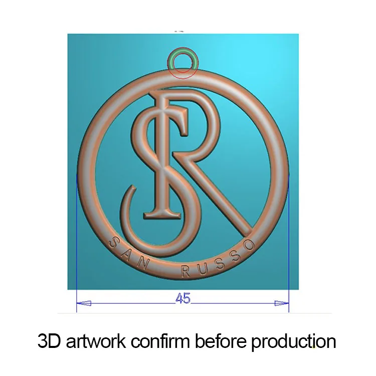 Cheap price high quality custom handbag metal chain plate metal hand tag brand logo for bag