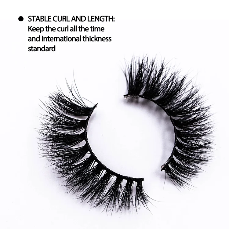 
Top Qingdao Eye Lash Manufacture Mink Eyelash 5d 6d Custom Eyelash Packaging 
