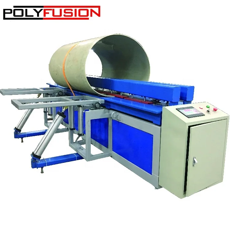 
4000mm PVC PP PE PPS pipe Automatic Plastic Sheet Butt Welding Machine welding equipment 