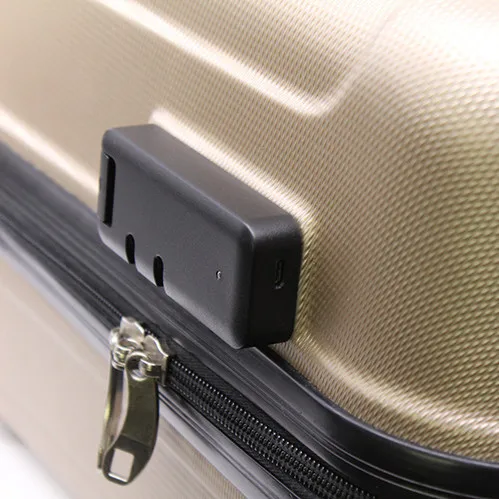 Innovative gadget smartphone app control plastic zipper lock suitcase bag bluetooth anti theft lock