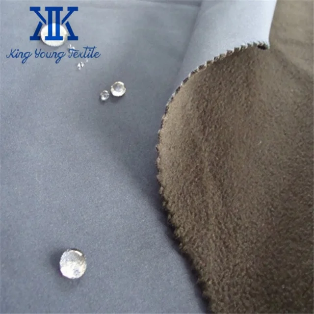 3 layer TPU bonding windproof waterproof polyester softshell fabric