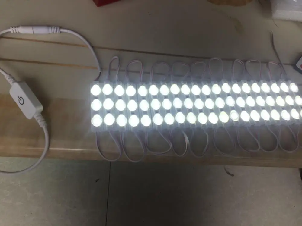 24w 60 Leds Make-up Vanity Mirror Light DIY Light Kit for Cosmetic Makeup Vanity Mirror with 12v Power Supply