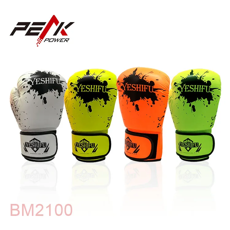 Production 12OZ Fitness Professional Punching Training PU Boxing Gloves