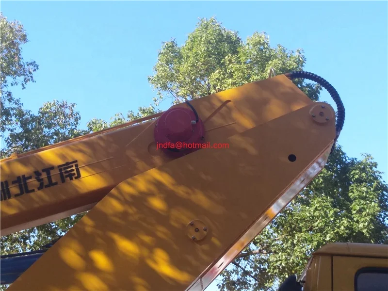 Japan famous brand chassis I-SUZU 16 m high platform working truck