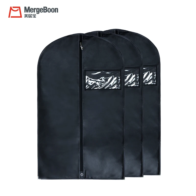 120GSM Non сплетенные подгонянные дышащие мешки одежды застежки-молнии оптом для перемещения шкафа