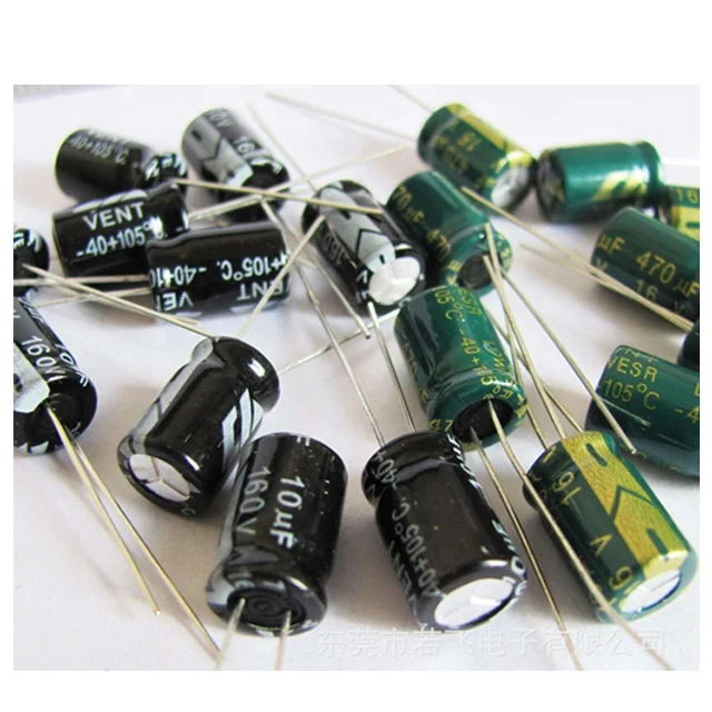 
Radial Through hole Aluminum electrolytic capacitor 470mf 470uf 63V 