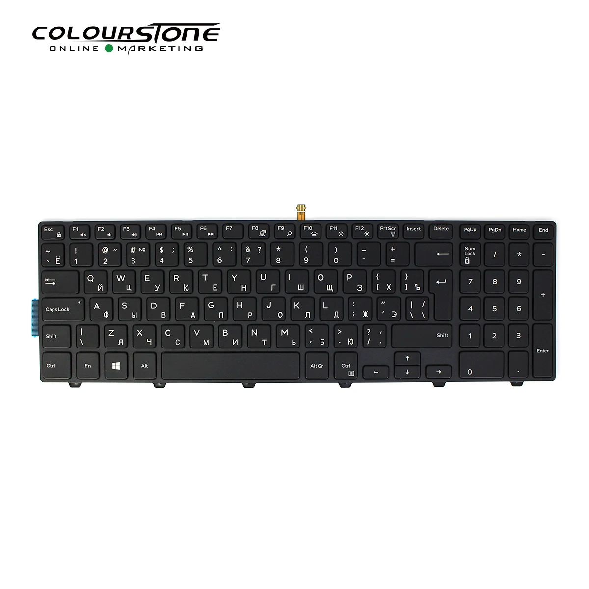 Wholesale factory price Russian keyboard for Dell Inspiron 15-3000 laptop 15-5547