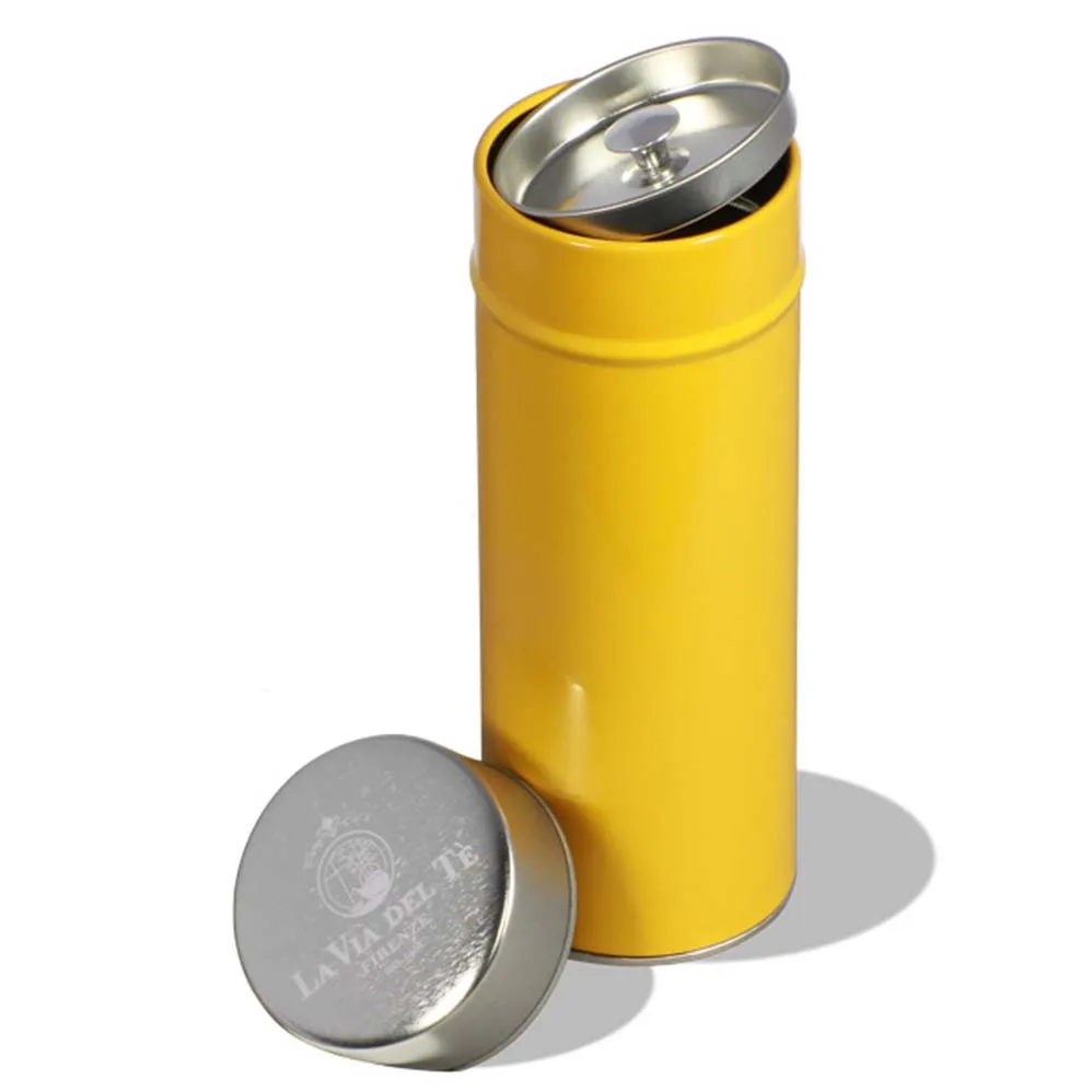 Odm Recycle Metal Round Gift Tin Box Clear Cans