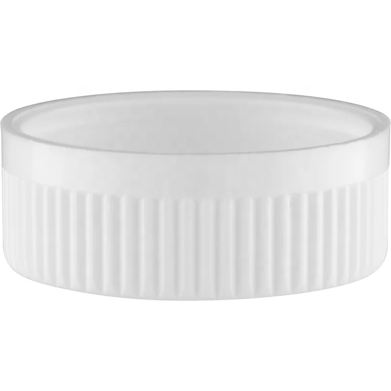 38-400 White Child Resistant Cap w/F217 Liner, 38mm CRC plastic cap