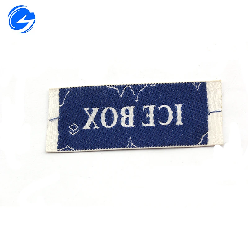 машина текст Ясно одежда Private Label печатная одежда Дамаск пользовательские тканые этикетки