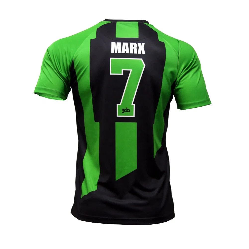 Low MOQ Sublimated Printing Wholesale Sport Shirt Soccer Jersey Custom College Team Soccer Shirts