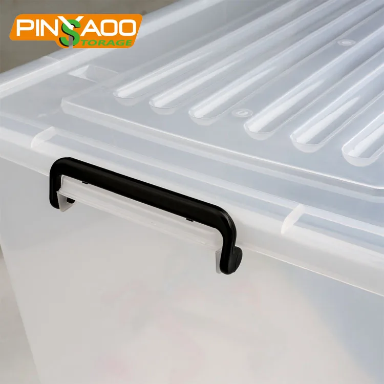 2022 Eco-friendly new product 13 L plastic storage baskets with lids and handles