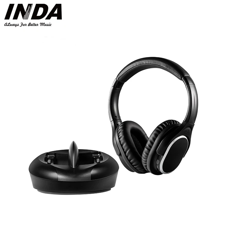 Перезаряжаемые 2.4g беспроводное устройство ТВ наушники с оптическим/коаксиальным/AUX подключение для ТВ