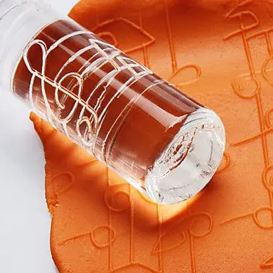 Прозрачный Акриловый Печать roliing булавки для торта