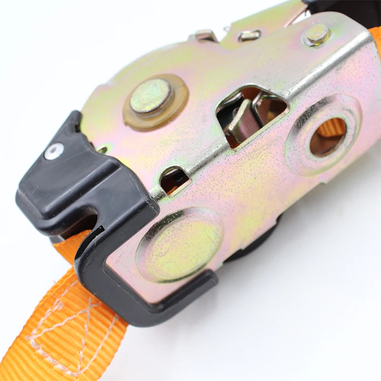 
25mm Retractable Ratchet Strap With S hooks Quick Release Ratchet Tie Down 