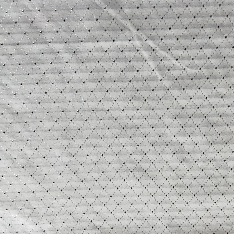 Diamond white microfiber non woven polyester bed sheet fabric