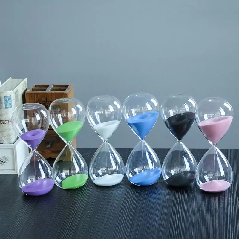 Китайские классические песочные часы из красного дерева с белым песком, песочные часы, праздничные подарки для влюбленных, художественные часы для времени