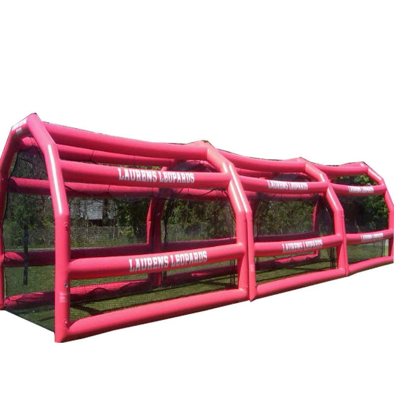 Giant Durable PVC Inflatable Baseball Batting Cage / Inflatable Sport Games Baseball Field For Kids And Adults