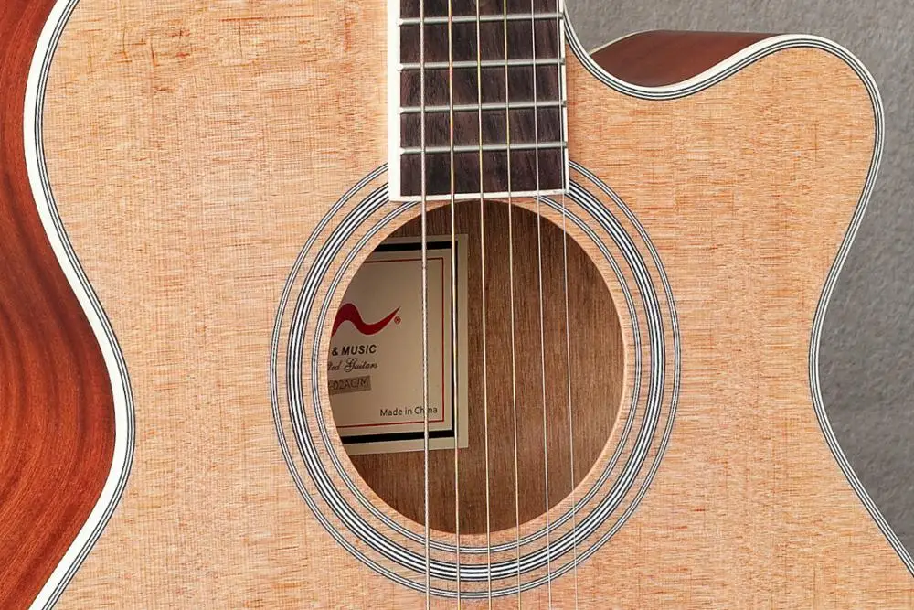 40 inch guitar spruce top popular guitar wholesale china manufacturer HW-02AC